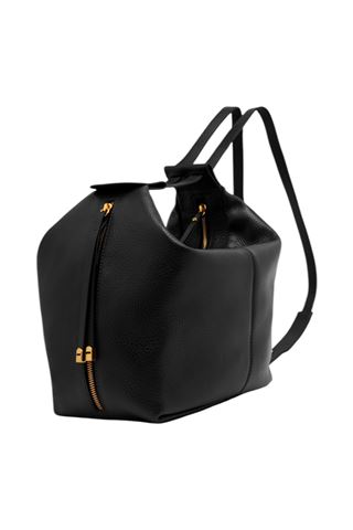 Zaino borsa in pelle colore nero. GIANNI CHIARINI | 11340-NERO